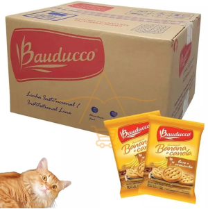 Biscoito Bauducco Sachê Banana com Canela 150 Unidades