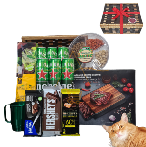 Cesta De Dia Dos Pais Baú Presente Aniversario Surpresa