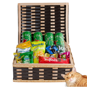 Cesta De Cerveja Chocolate Presente Aniversario Surpresa