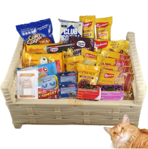 12 Kits para Cesta de Café da Manhã com 30 itens Brinde