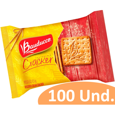 Biscoito Bauducco Sachê Sortido 100 Unid. Salgado
