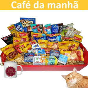 Cesta De Cafe Da Manhã Completa Presente Caneca