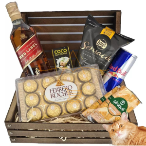 Cesta Presente Kit Masculino Whisky